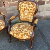 Pair of nineteenth style Louis Philippe mahogany heaters