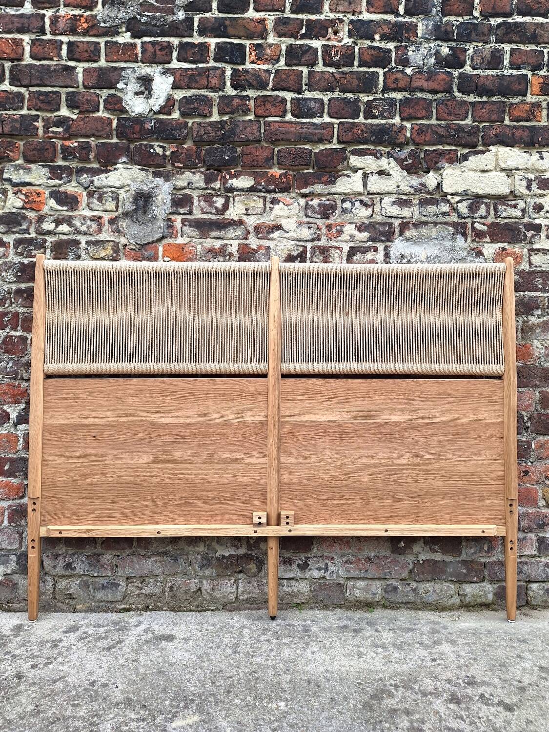 Malora headboard from La Redoute Interiors, woven rope furniture