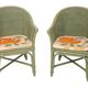 Rattan lounge by Maugrion, 1980