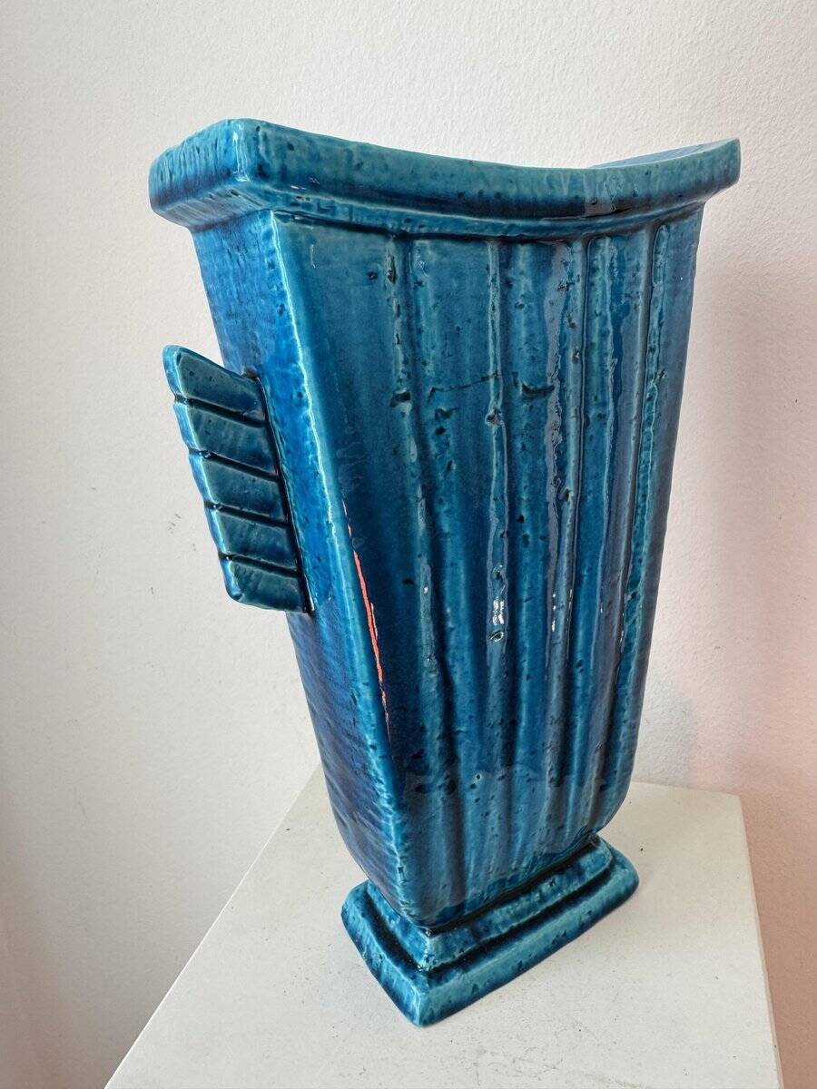 Mid-century chamotte vase by Gunnar Nylund for Rörstrand, Sweden, 1940