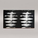 1980s Gorgeous Piero Fornasetti Backgammon in Excellent condition. Made in Italy