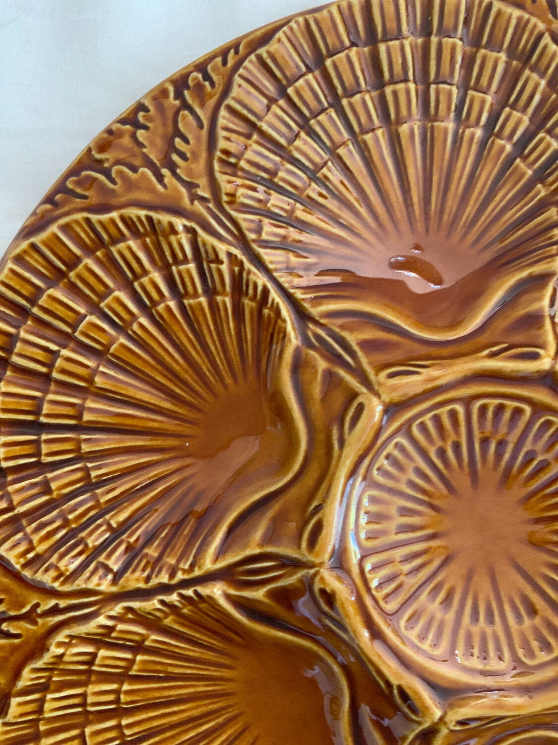 Assiette à coquillage