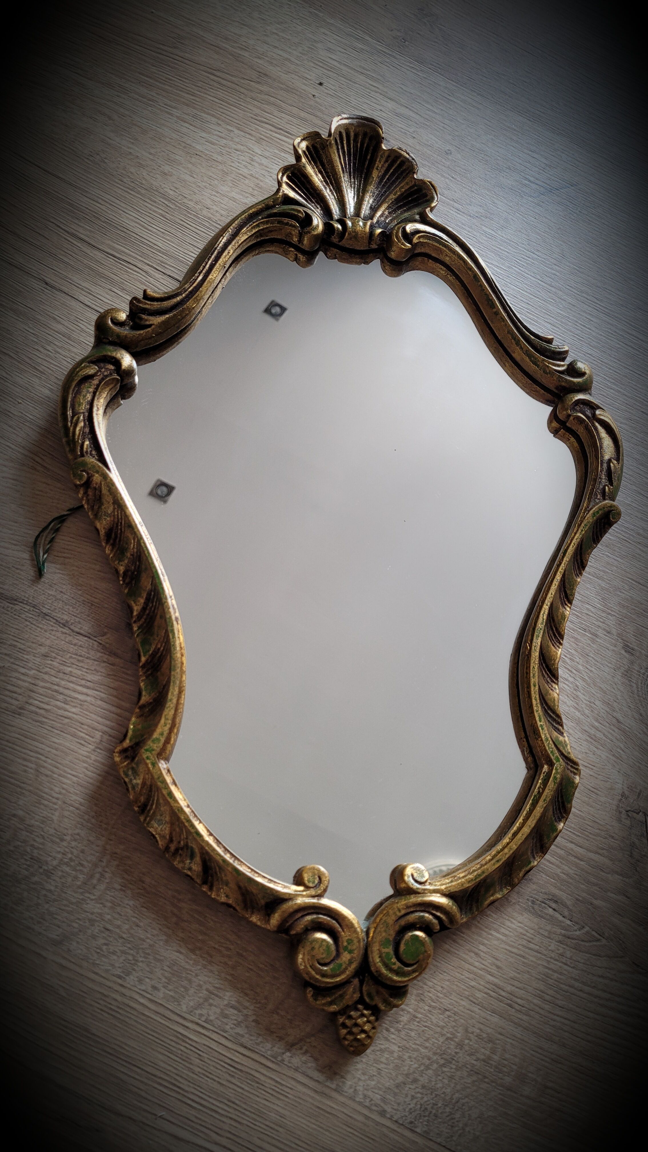 Wooden gilded mirror 51x31