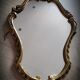 Miroir doré bois 51x31