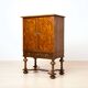 Neo-Baroque German Walnut Cocktail Cabinet, 1900s