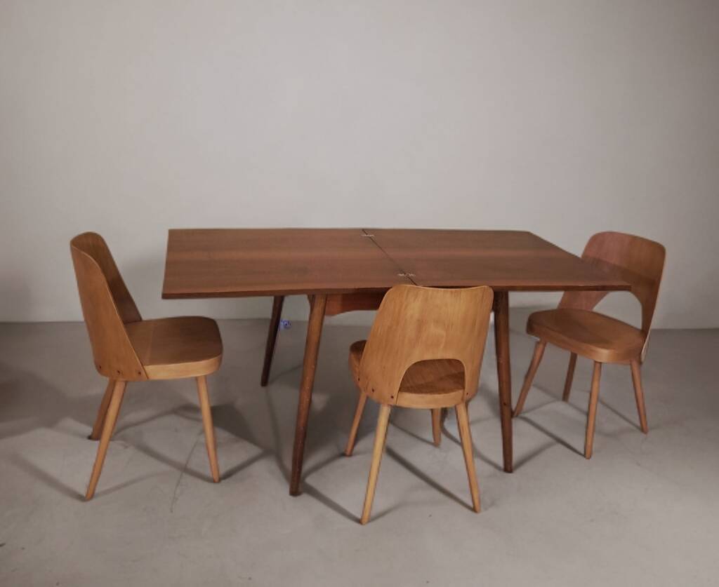 Extendable table by Česky Nabytek, Czech vintage 1960s