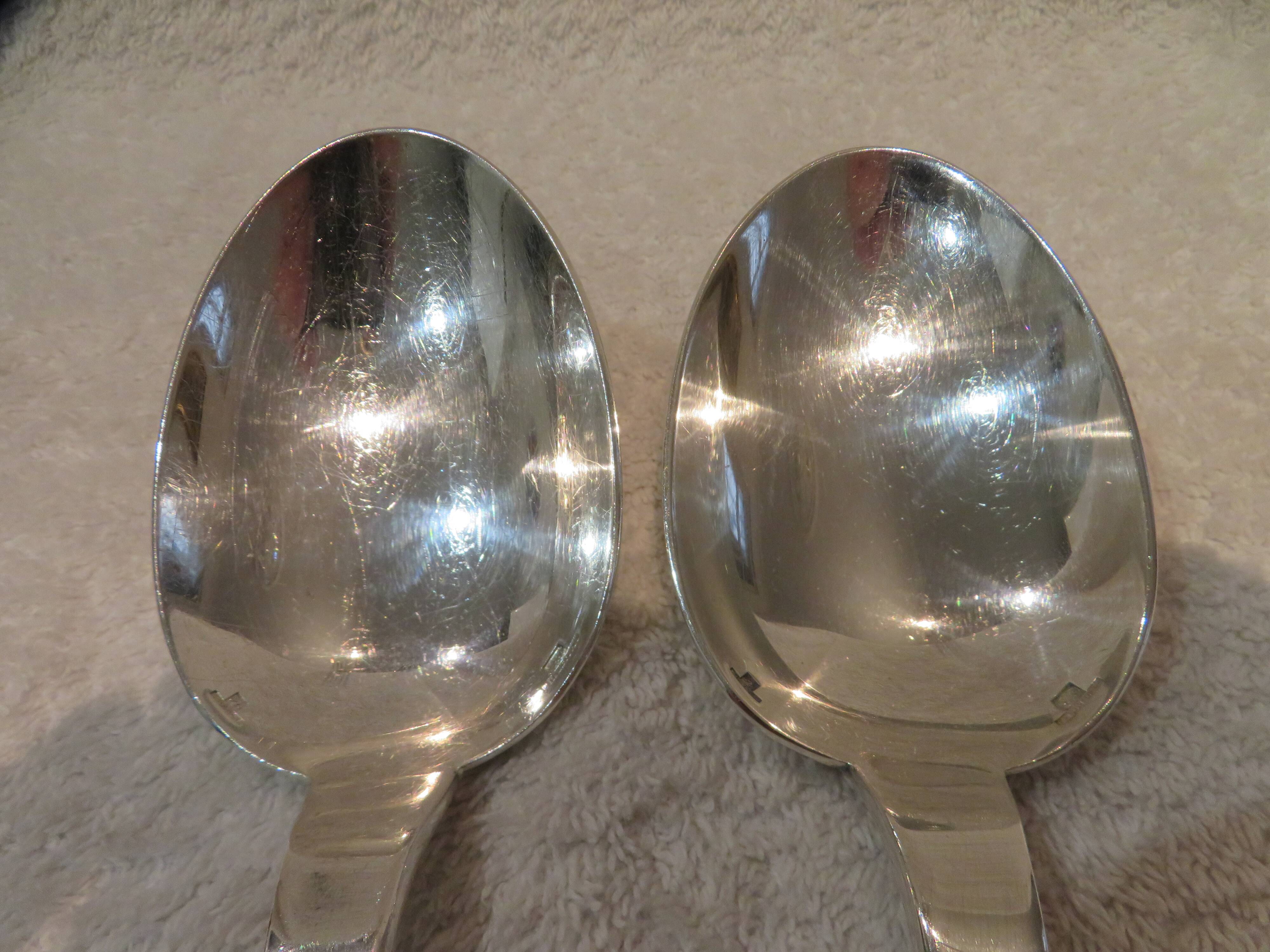 silver plated serving or stew spoon by Christofle Concorde