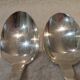 silver plated serving or stew spoon by Christofle Concorde