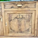 Buffet art deco en chêne massive