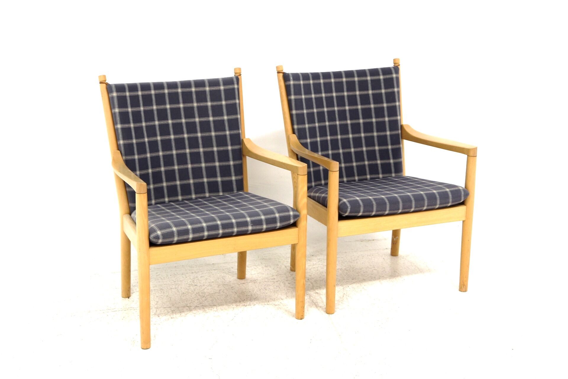 Set of 2 armchairs "Model 1788", Hans J Wegner, Fritz Hansen, Denmark, 1970