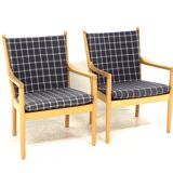 Set de 2 fauteuils "modèle 1788", Hans J Wegner, Fritz Hansen, Danemark, 1970