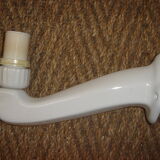 Pair of art deco 1920/30 white ceramic