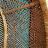 Shelf rattan peacock