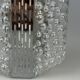 1960s/70s Bubble Wall Lamp, Chrome & Glass, Space Age by Hustadt Leuchten