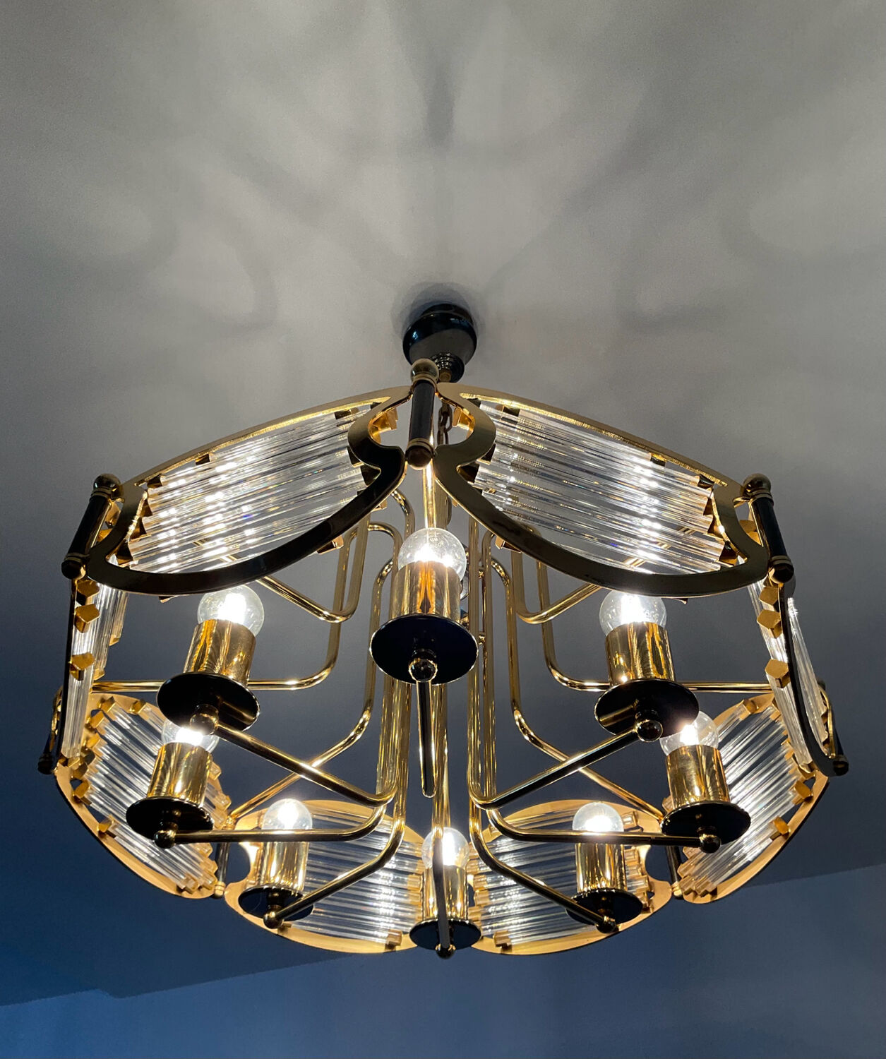 Vintage Bakalowits & Söhne chandelier from the 70s