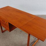 Vintage Teak Schreibtisch VI Ma Mobler Danish Mid Century 60er