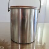 Ice bucket by Arne Jacobsen, Stelton Denmark, first edition 1960