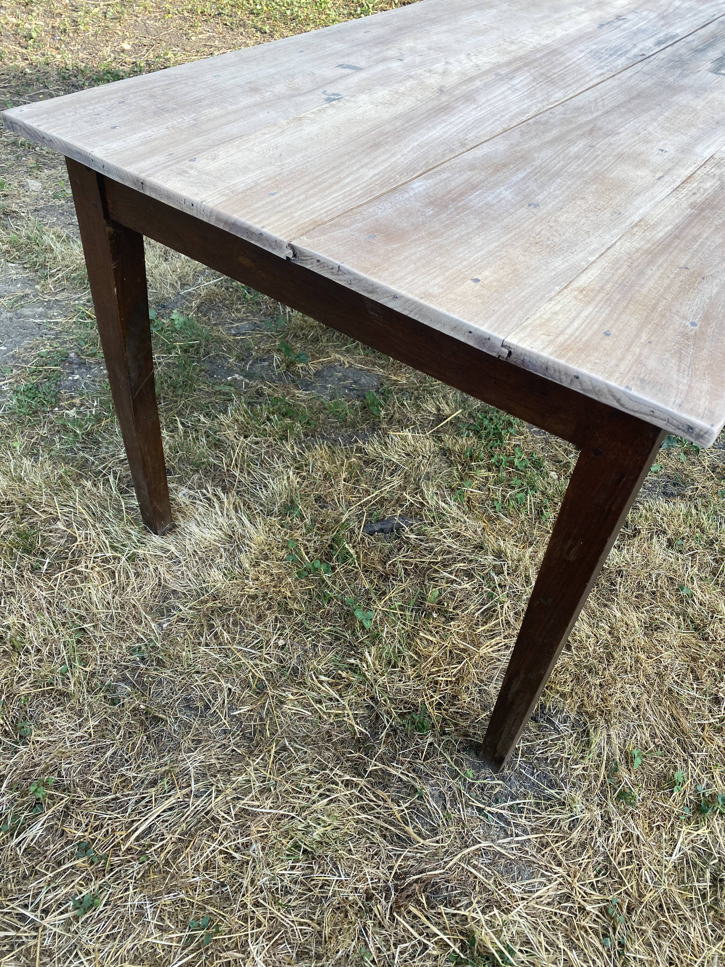 Oak farmhouse table