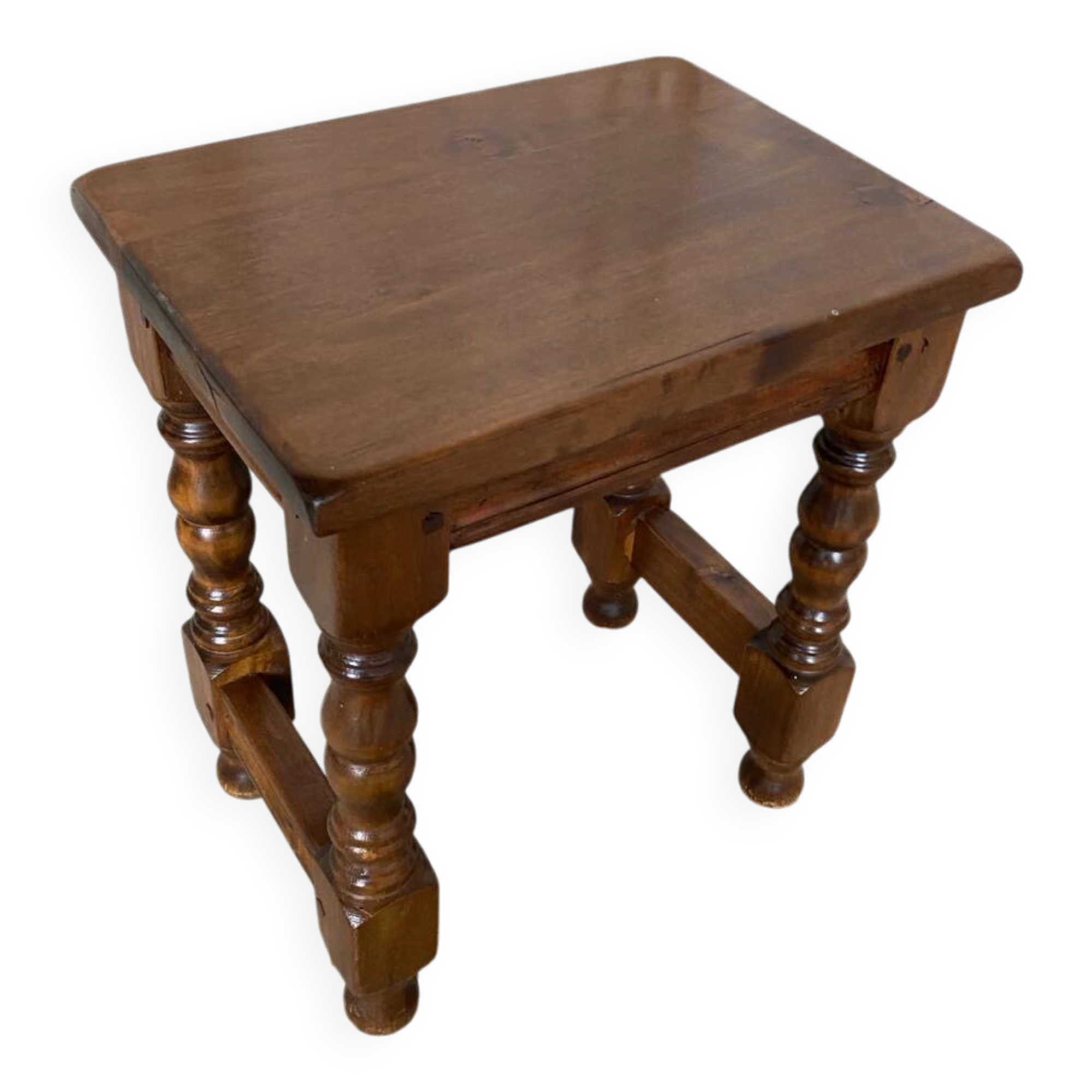 Vintage Solid Oak Nightstand #D545