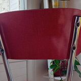 Red formica chair