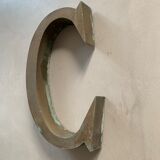 Old Sign Letter C