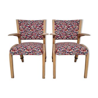 Set de 2 chaises Hugues Steiner années 60