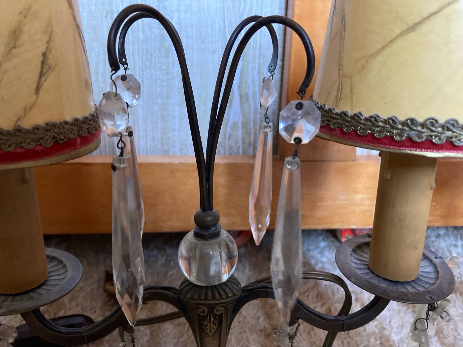 Pair of Italian bedside lamps from the 1950s