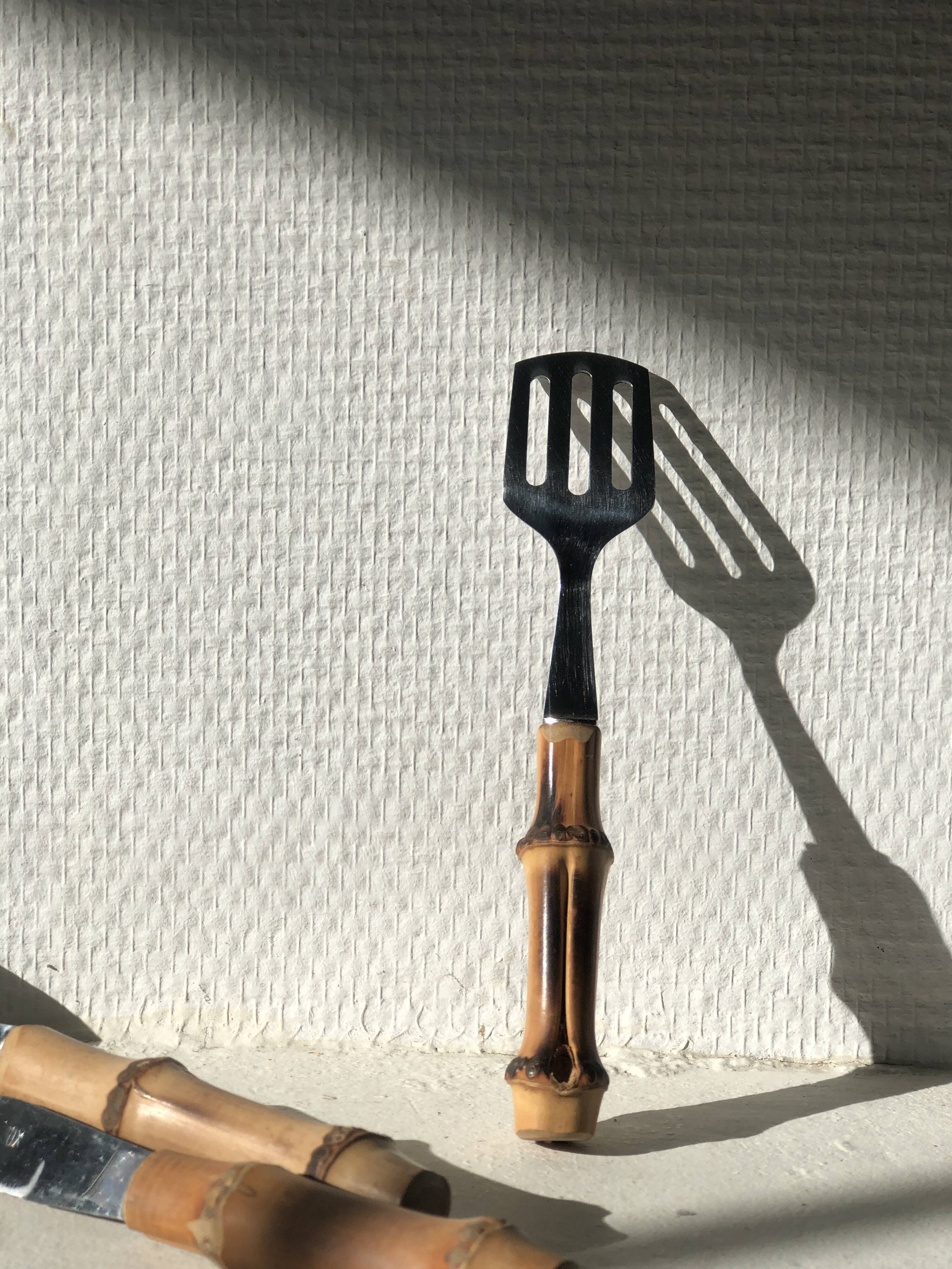 Set de couvert manches bambou