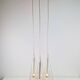 Italian Glass Fucsia 3 Pendant Lamp by Achille Castiglioni for Flos