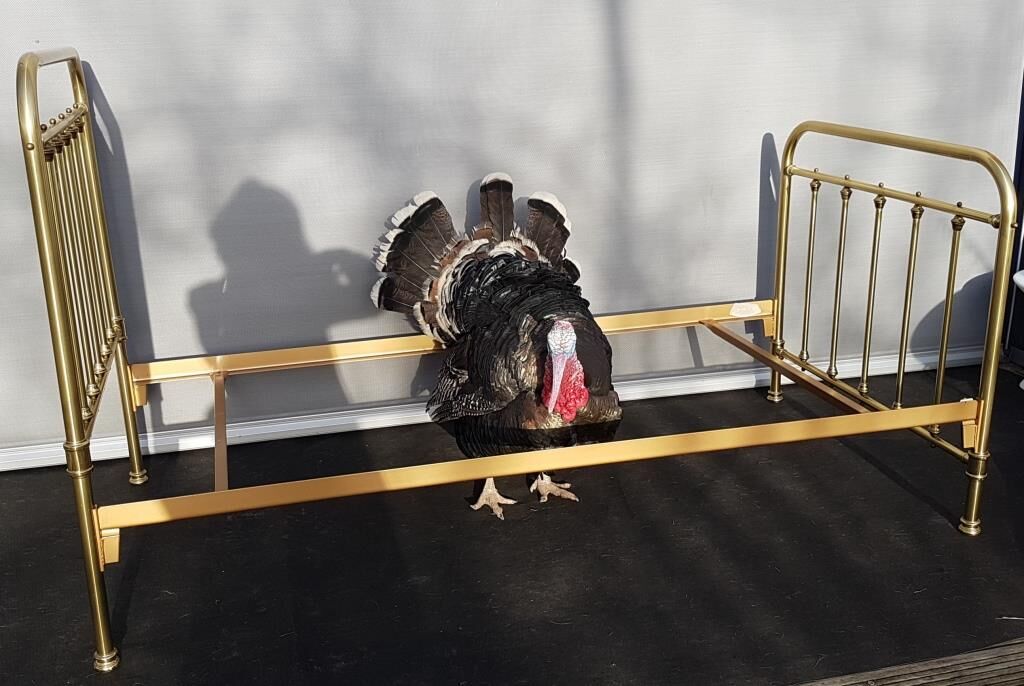 Vintage brass bed 90x190