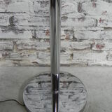 Standing chrome lamp uplight with 8 points of light