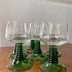 Set of 6 Alsatian wine glasses