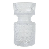 Glass vase, Scandinavian design, 1960s, manufactured in Denmark