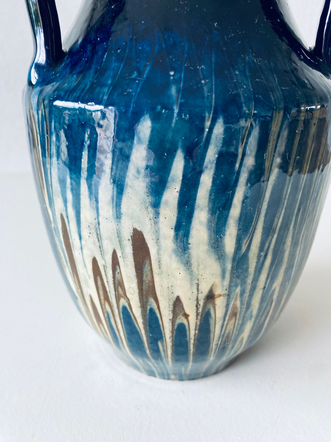 Old Savoyard pottery, mixed colors with handles