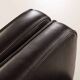 Danish black aniline leather sofa by Hurup, 1980s