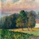 Tableau ancien paysage champêtre signé blain début xx siècle