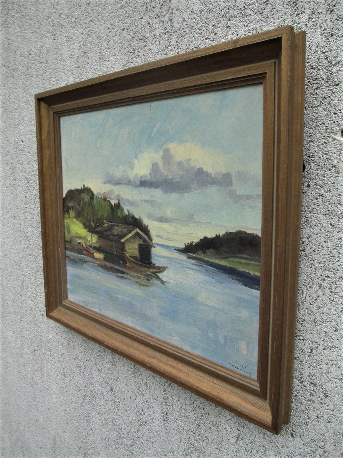 Oil Painting, Sweden, 1970s