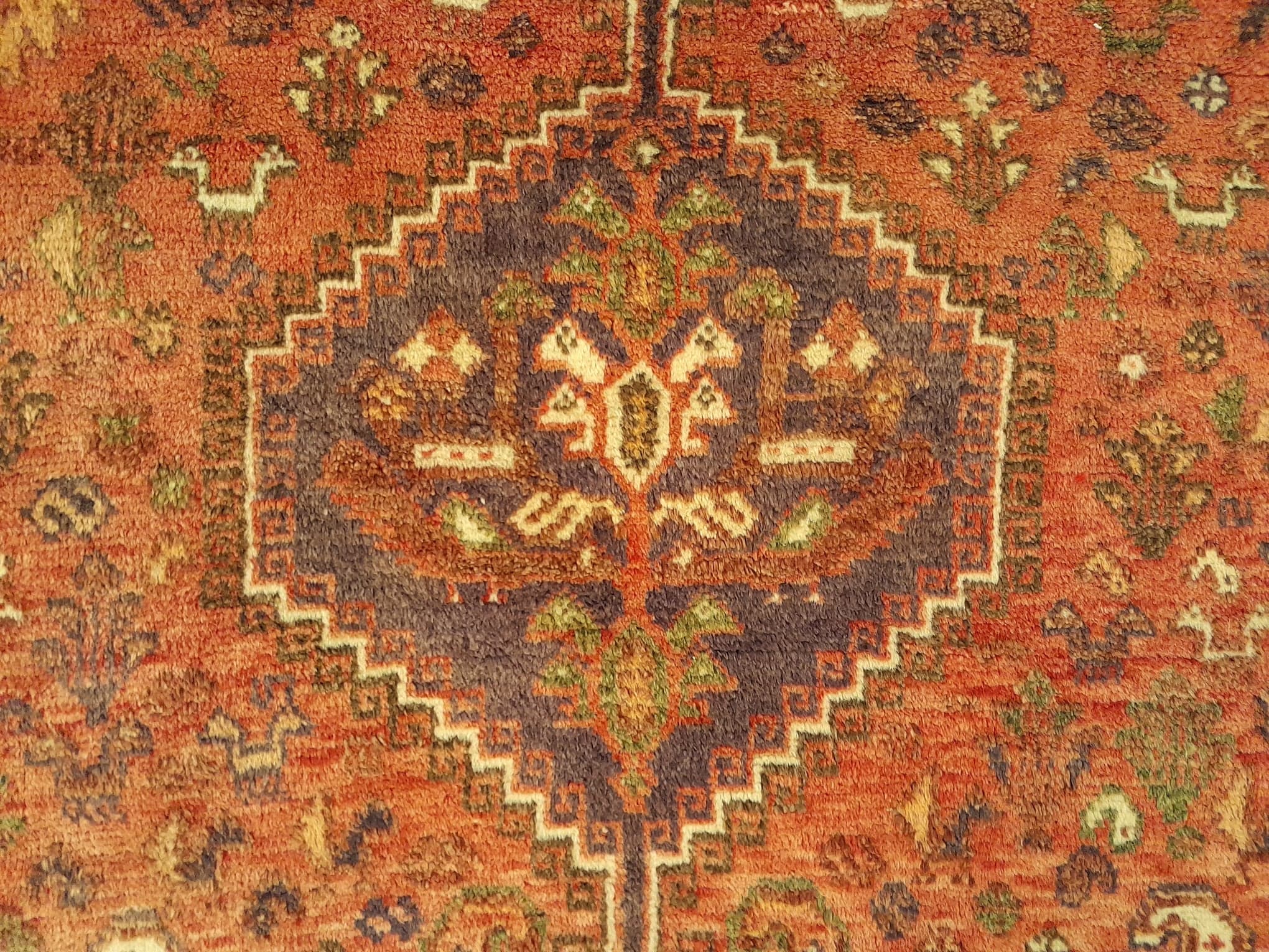 Handmade Persian Shiraz rug 150x108cm