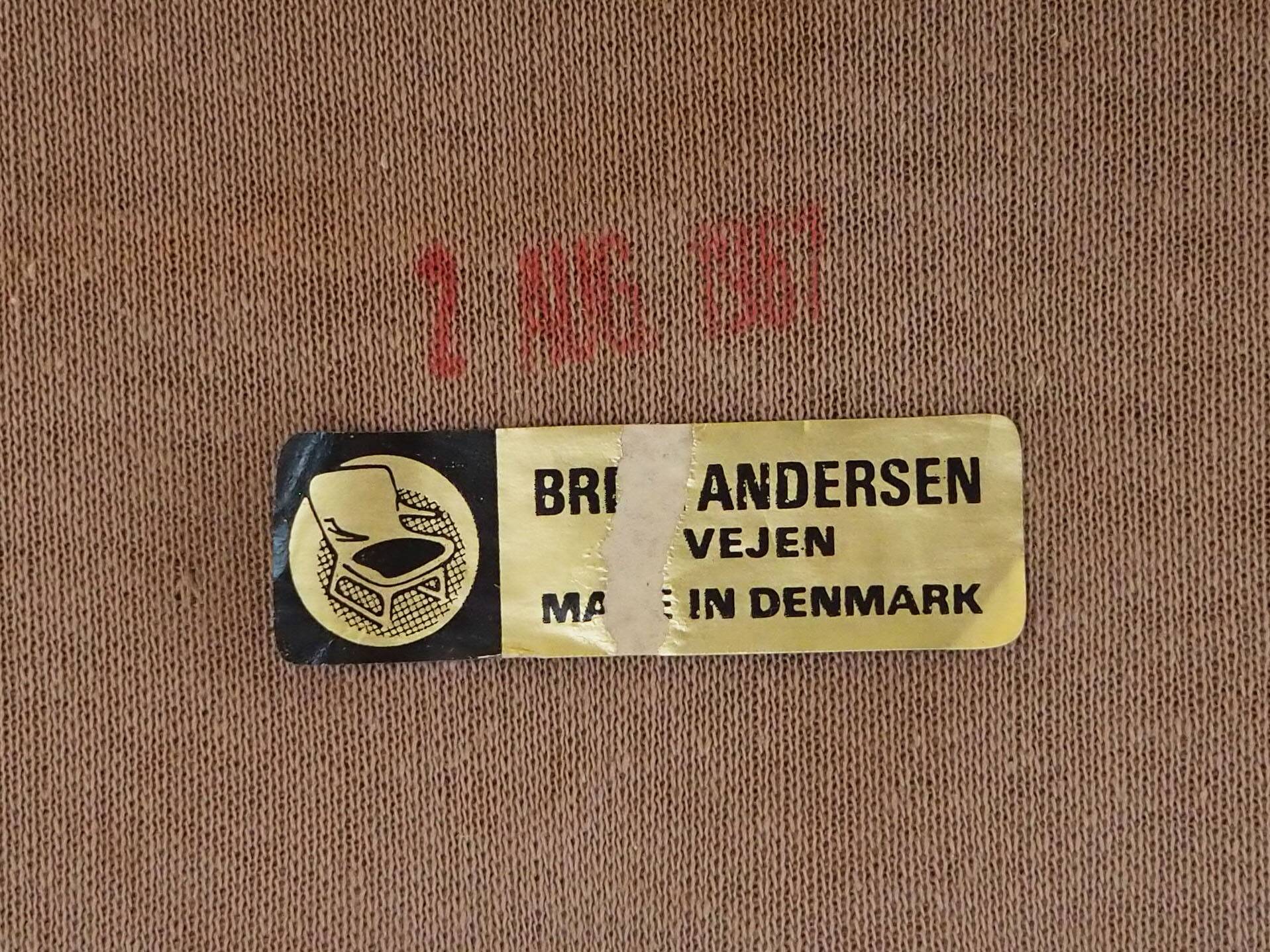 Fauteuil en palissandre, design danois, années 1960, production : Brdr. Andersen