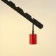 Danish suspension with balance counterweight