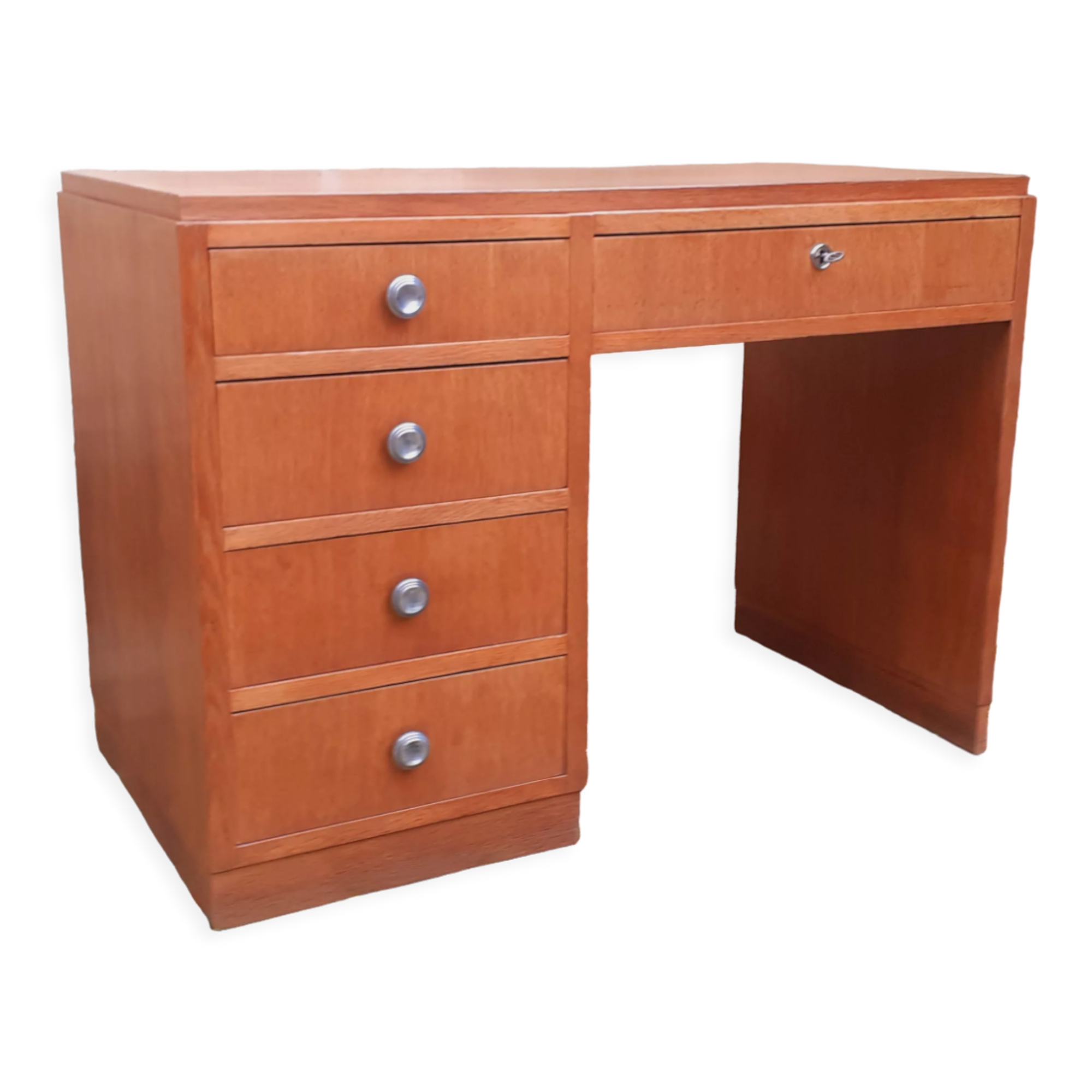 Vintage desk 40s in light oak