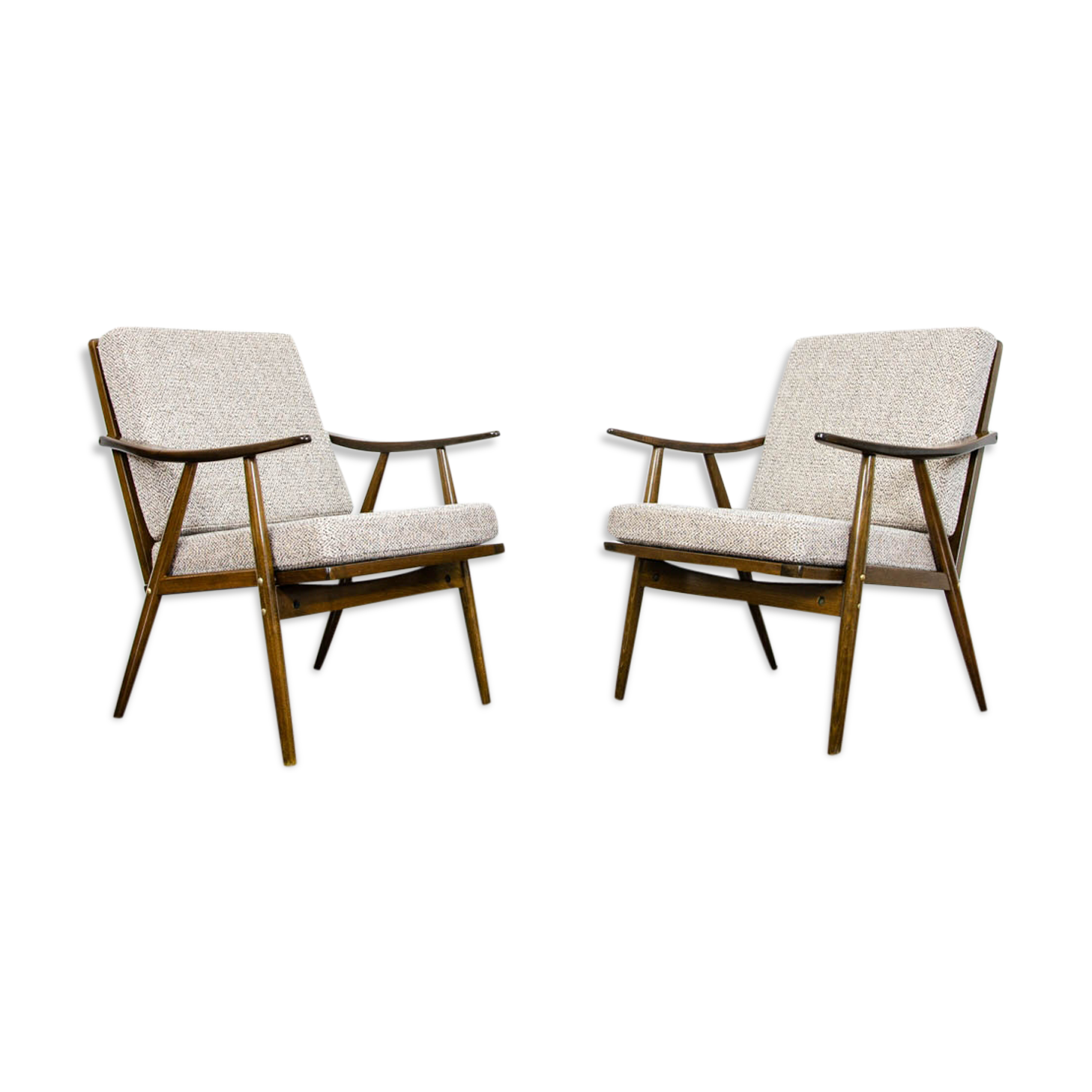 Paire de fauteuils du milieu du siècle années 1960