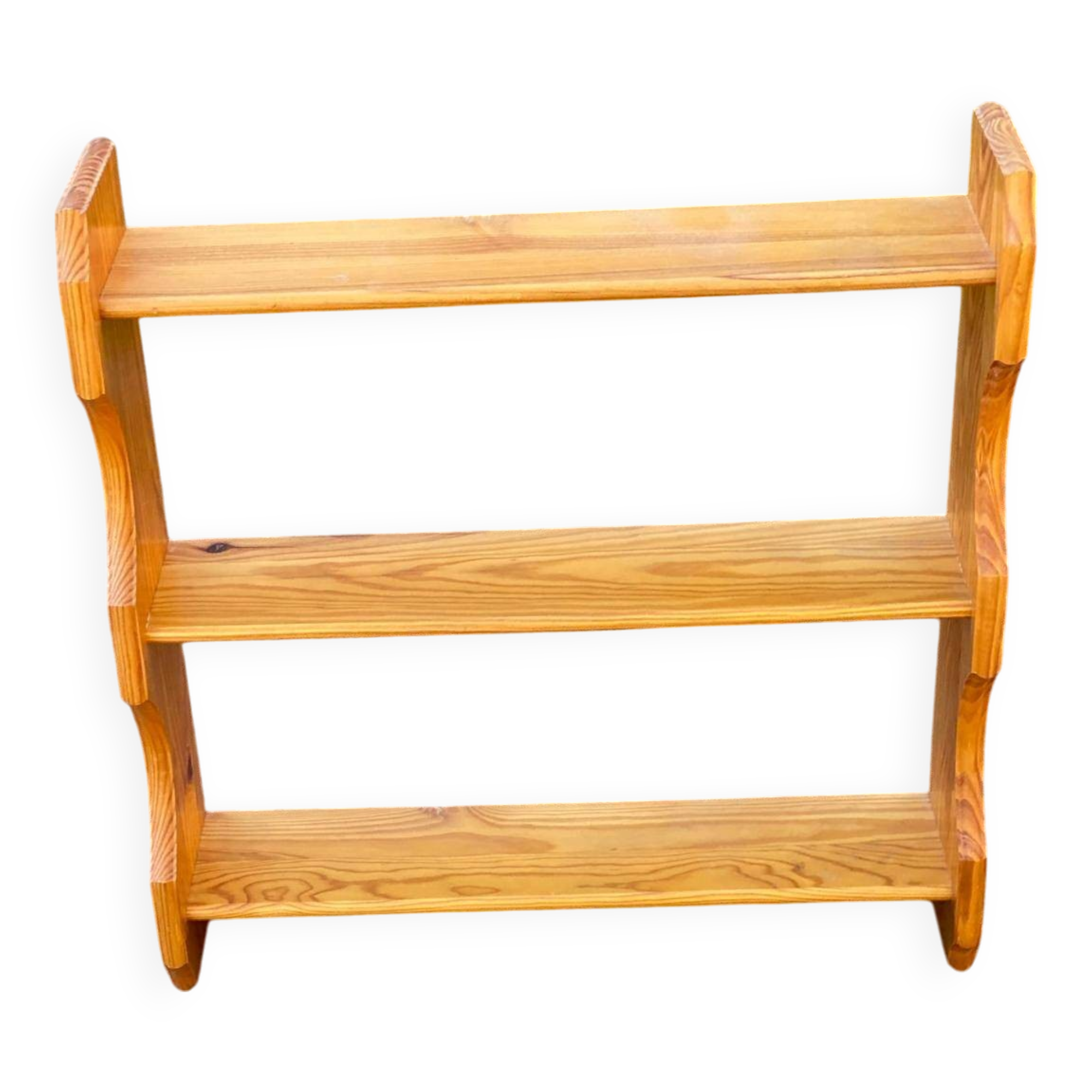 Solid pine wall shelf