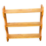 Solid pine wall shelf