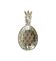 Silver plated metal empty pocket