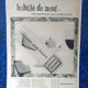 a set of 3 paper advertisements: Petit Lu brand from period reviews