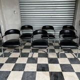 Série de 6 chaises design vintage