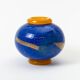 Vase en verre craquelé Transjö Hytta (Suède)
