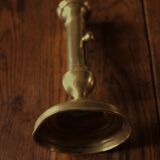 Brass pusher torch candle holder