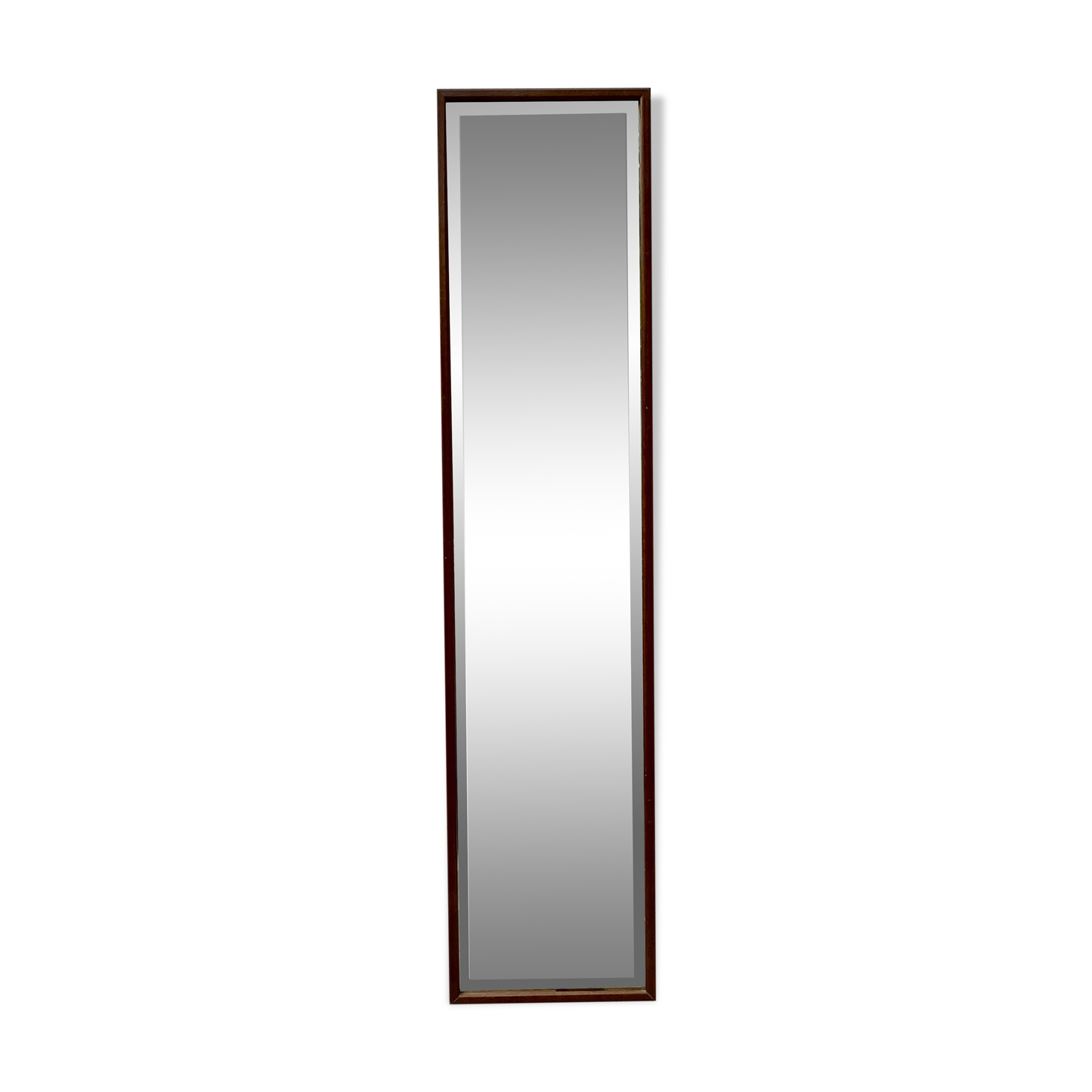 Wall mirror wood frame 119x28cm